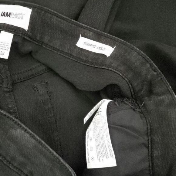 William Rast High Rise Waist Ankle Stretchy Jeans Side Piping Junior Size 28 - Picture 11 of 14